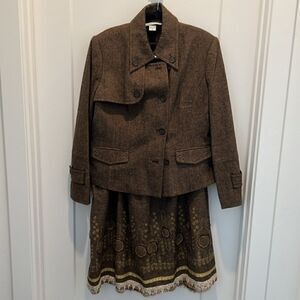 Peter Nygard Jacket, Vest, Skirt Set